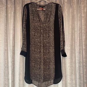 BCBGMAXAZRIA snake print tunic dress (XS)